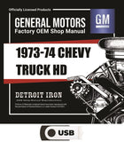 1973-1974 Chevrolet Medium/Heavy Truck Duty Shop Manuals on USB