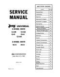 1966-1971 Jeep CJ Shop Manual - SM-1046
