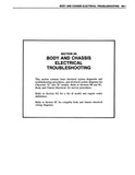 1983 Chevrolet Monte Carlo, El Camino, Impala, Caprice Electrical Troubleshooting Shop Manual Supplement to 1983 Chevrolet Shop Manual