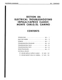 1984 Chevrolet Electrical Troubleshooting Manual Supplement to 1984 Shop Manual