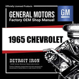 1965 Chevrolet Cars Chevelle Manuals Sales Data Parts Books on USB