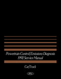 1992 Ford Car & Truck Powertrain Control / Emissions Diagnosis Service Manual