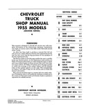 1955 Chevy Truck Shop Manual - 2nd Series