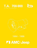 1984 - 1988 Jeep 700 / 900 Series Transmission Component Service Manual