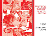 1980 Ford Mustang Capri Electrical Vacuum Troubleshooting Manual - COLOR