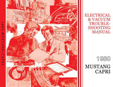1980 Ford Mustang Capri Electrical Vacuum Troubleshooting Manual - COLOR