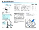 1983 Ford Mustang Capri Electrical Vacuum Troubleshooting Manual - COLOR