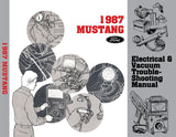 1987 Ford Mustang Electrical Vacuum Troubleshooting Manual - COLOR