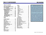 1988 Ford Mustang Electrical Vacuum Troubleshooting Manual - COLOR