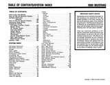 1989 Ford Mustang Electrical Vacuum Troubleshooting Manual