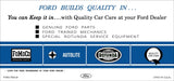 1966 Ford Mustang Owners Manual