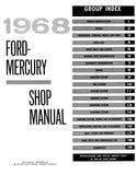 1968 Ford and Mercury Shop Manual