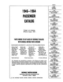 1946 - 1964 Chevrolet Chassis & Body Parts Catalog