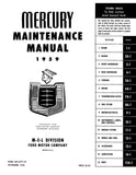 1959 Mercury Maintenance Manual