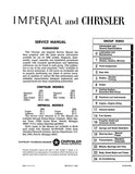 1966 Chrysler Imperial Service Manual