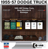 1955-1957 Dodge C-1, C-3 & K Series Truck Shop Manuals on USB