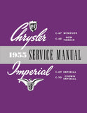 1955 Chrysler Shop Manual - Windsor, New Yorker, Imperial, 300
