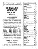 1955 Chrysler Shop Manual - Windsor, New Yorker, Imperial, 300