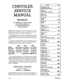1956 Chrysler / Imperial Service Manual