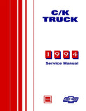1994 Chevrolet & GMC C / K Truck Service Manual