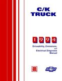 1994 Chevrolet & GMC C / K Driveability, Emissions & Electrical Diagnosis Manual