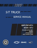 1997 Chevrolet & GMC S / T Truck Service Manual (2 Books)