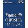 1972 Plymouth Chrysler Imperial Chassis Service Manual