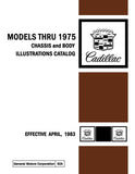 1968 - 1975 Cadillac Parts Catalog & Illustrations Catalog
