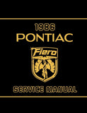 1986 Pontiac Fiero Service Manual