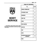 1987 Pontiac Fiero Service Manual