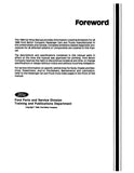 1989 Ford Car / Truck Emissions Diagnosis Shop Manual