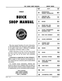 1951 Buick Shop Manual