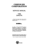 1996 Dodge Dakota Truck Shop Manual