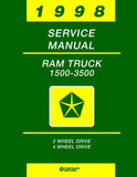1998 Dodge Ram 1500-3500 Truck Shop Manual