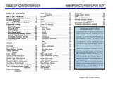 1988 Ford F-Series Truck Electrical Vacuum Troubleshooting Manual - COLOR