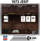 1973 Jeep Shop Manual & Nostalgia on USB