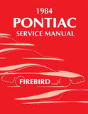 1984 Pontiac Firebird Service Manual