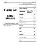 1985 Pontiac Firebird Service Manual