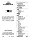 1988 Pontiac Firebird Service Manual
