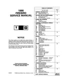 1986 Pontiac Firebird Service Manual