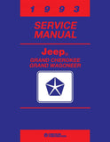 1993 Jeep Grand Cherokee, Grand Wagoneer Shop Manual