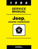 1994 Jeep Grand Cherokee Shop Manual