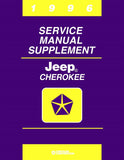 1996 Jeep Cherokee Engineering Changes Shop Manual Supplement