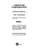 1997 Jeep Cherokee Shop Manual