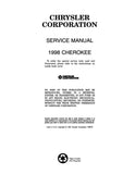1998 Jeep Cherokee Shop Manual