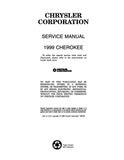 1999 Jeep Cherokee Shop Manual
