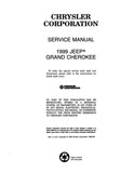 1999 Jeep Grand Cherokee Shop Manual