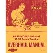 1972 Chevrolet Car & Truck Chassis Overhaul Manual Licensed Quality Reproduction