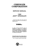 1999 Jeep Wrangler Shop Manual