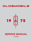 1975 Oldsmobile Service Manual - Includes 11x17 inch COLOR Wiring Diagrams